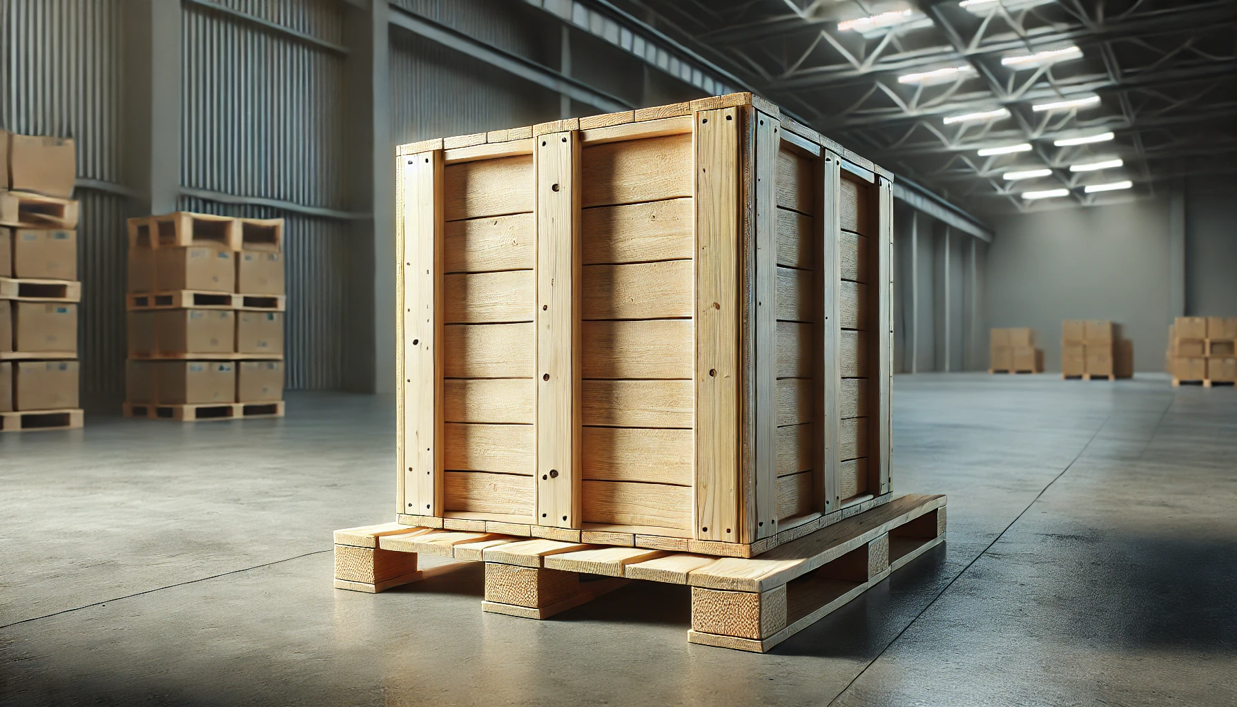 باکس پالت چوبی